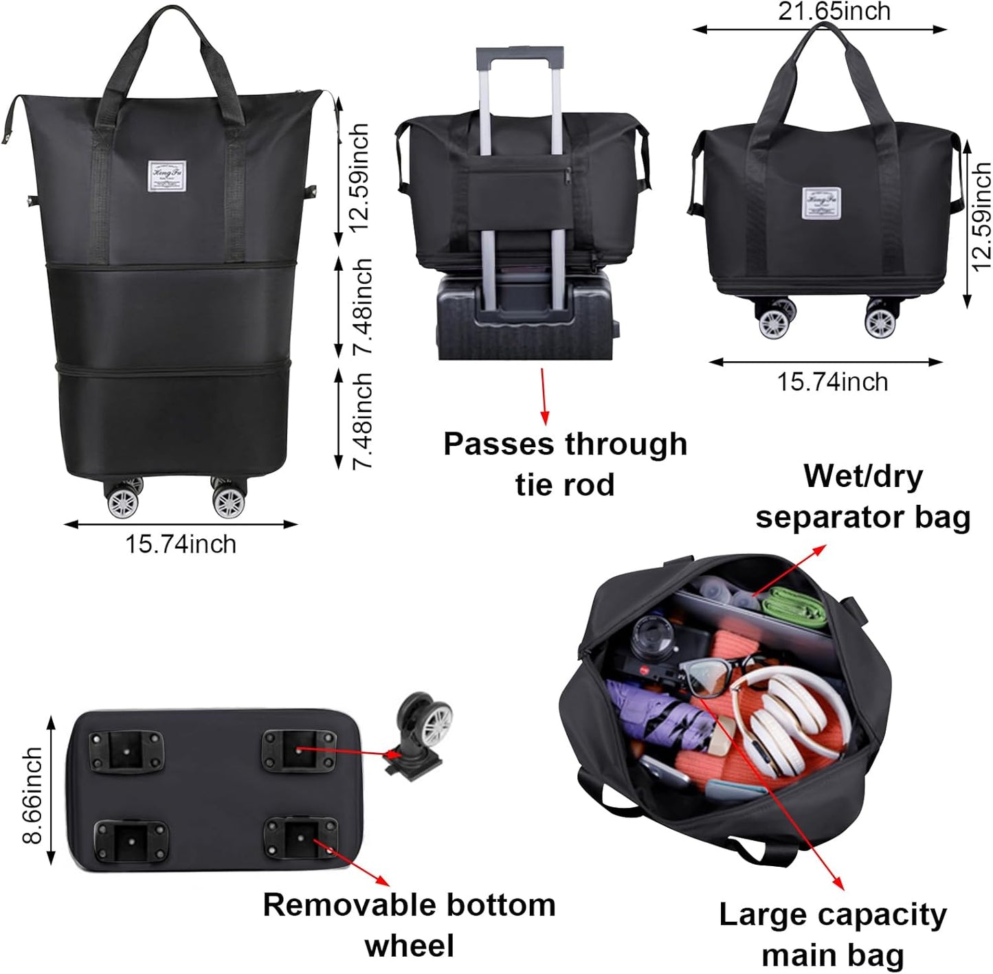 Travel Bag 28-43-58L